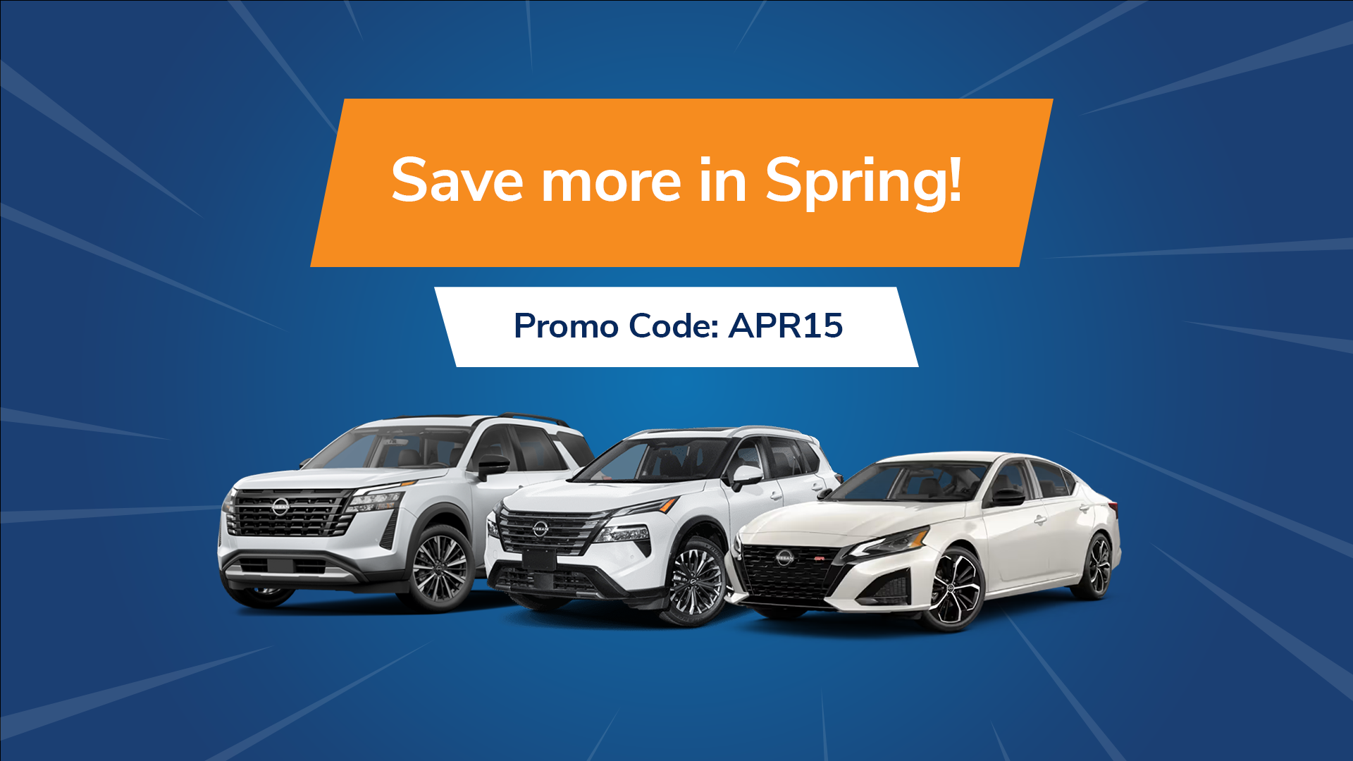 15% off our Entire Fleet!